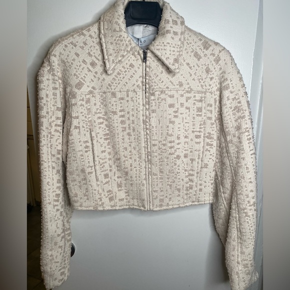 NWT IRO LEONI CROPPED JACKET Size FR 34 (XS/S) $545 - Picture 8 of 16